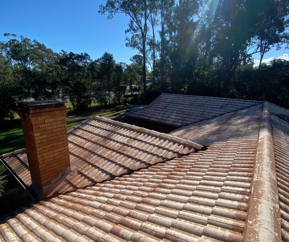 Before Roof Repainting And Restoration Bulimba Residential Home